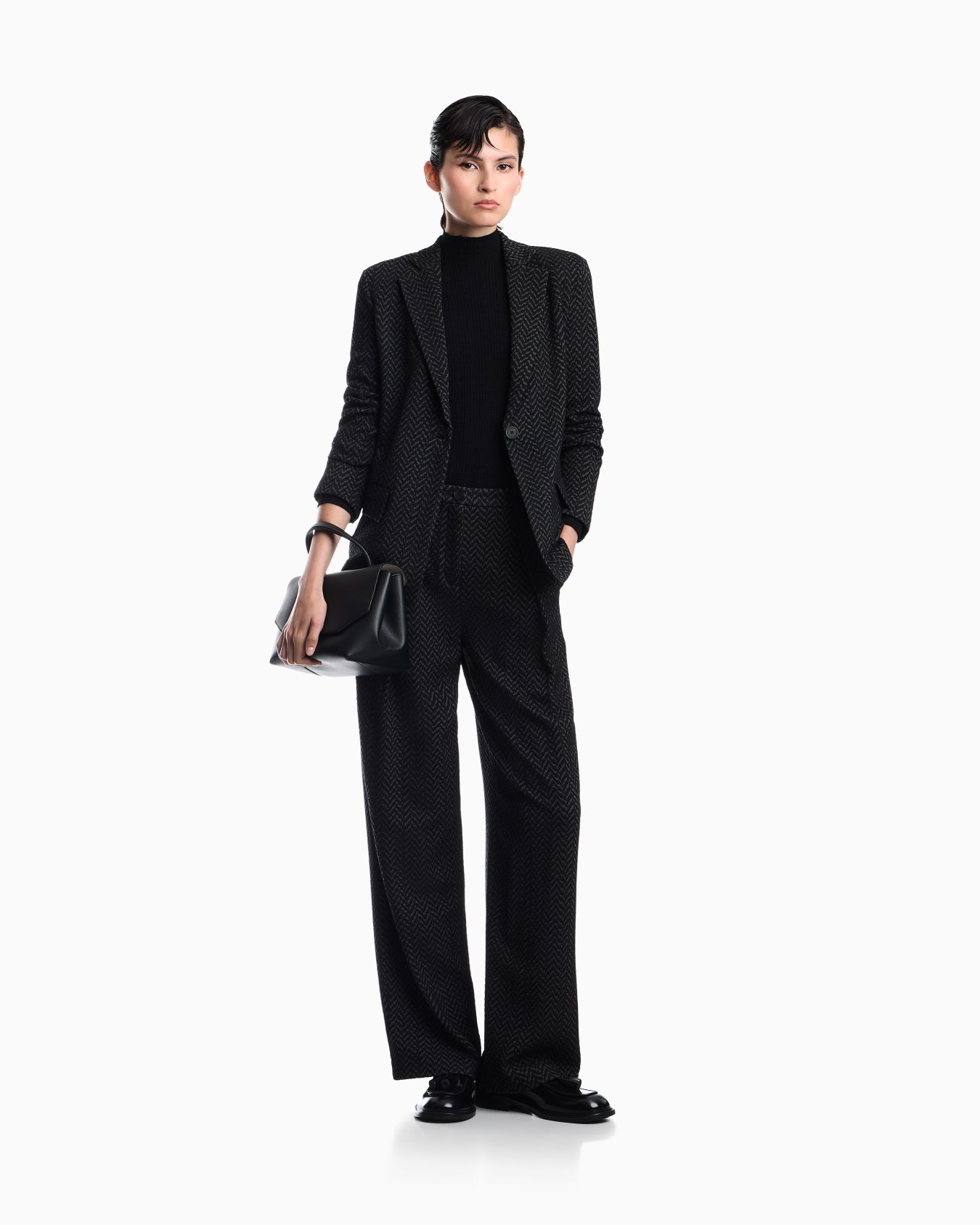 Chevron jacquard jersey pants Signature Capsule Slide 1