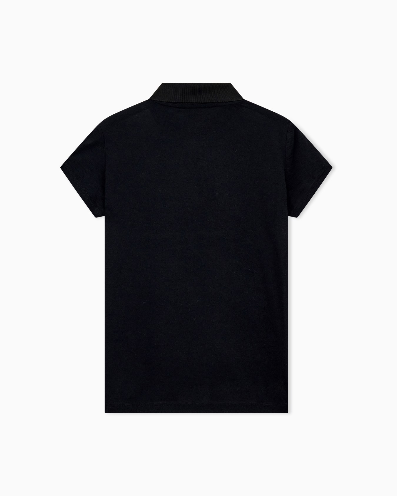 Slim fit polo in wool-silk blend jersey Signature Capsule Slide 1