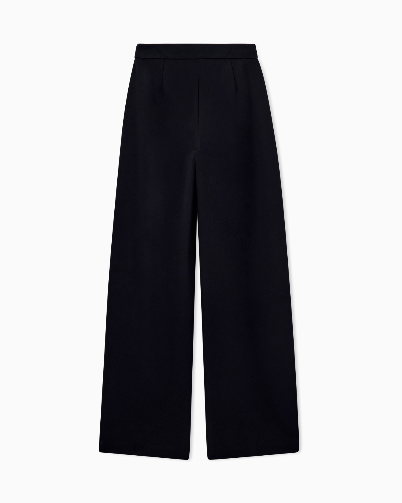 Trousers Travel Essential pleated wide-leg in viscose jersey Slide 2