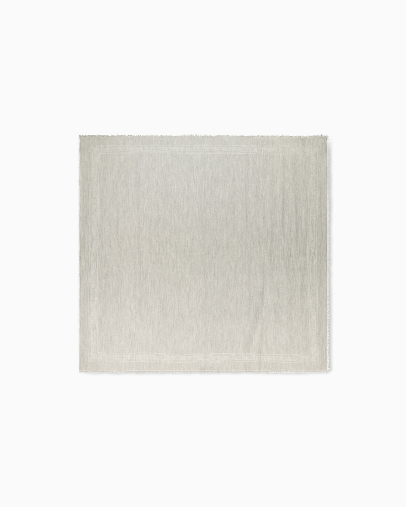 Scarf in viscose and modal jacquard with fringed edges Slide 0