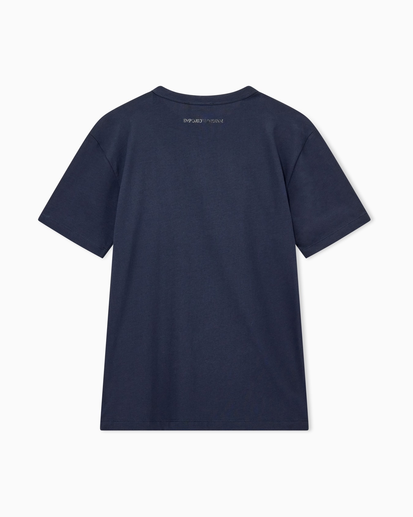 T-shirt jersey in supima cotton with embroidered front logo Slide 1