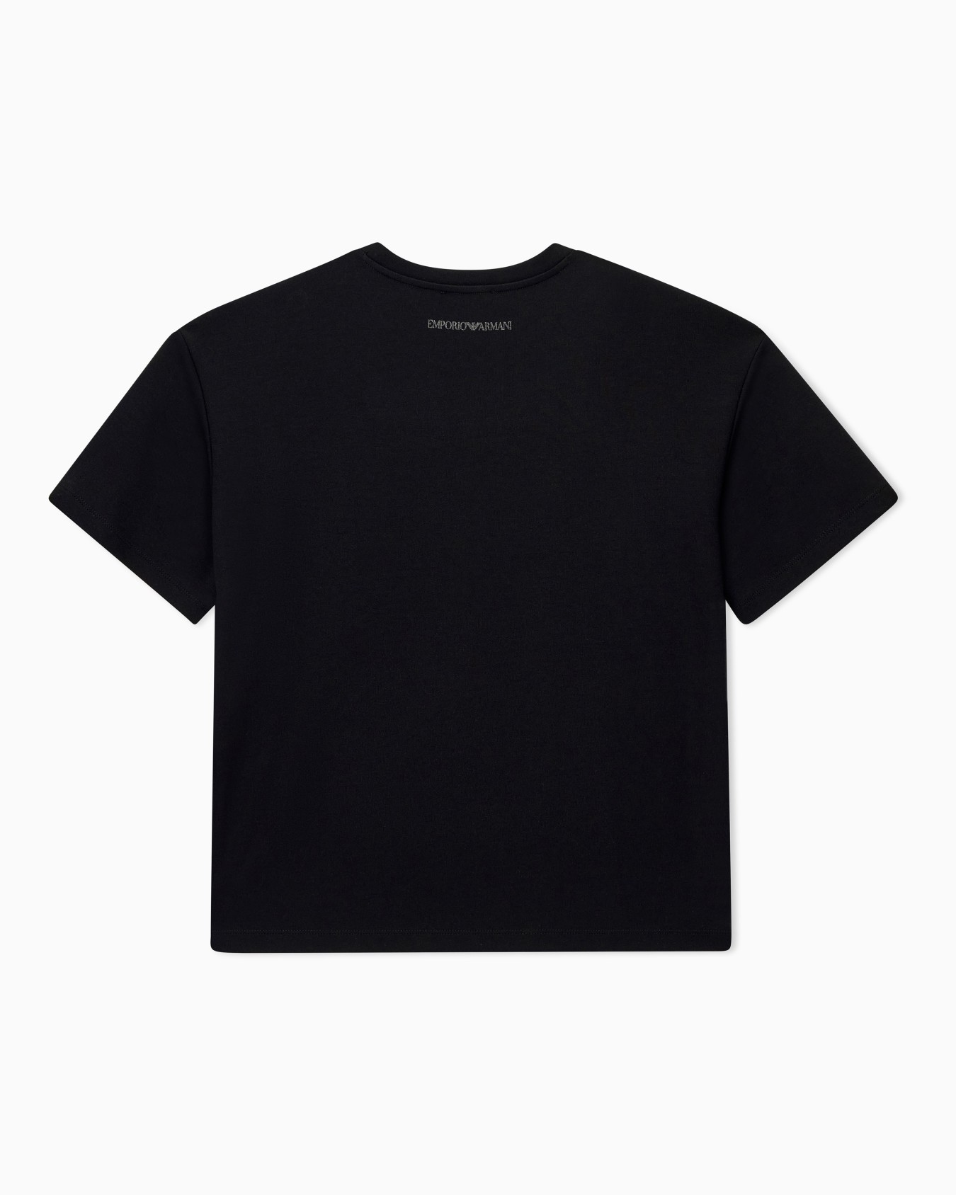 T-shirt in regular fit stretch viscose interlock jersey Slide 1
