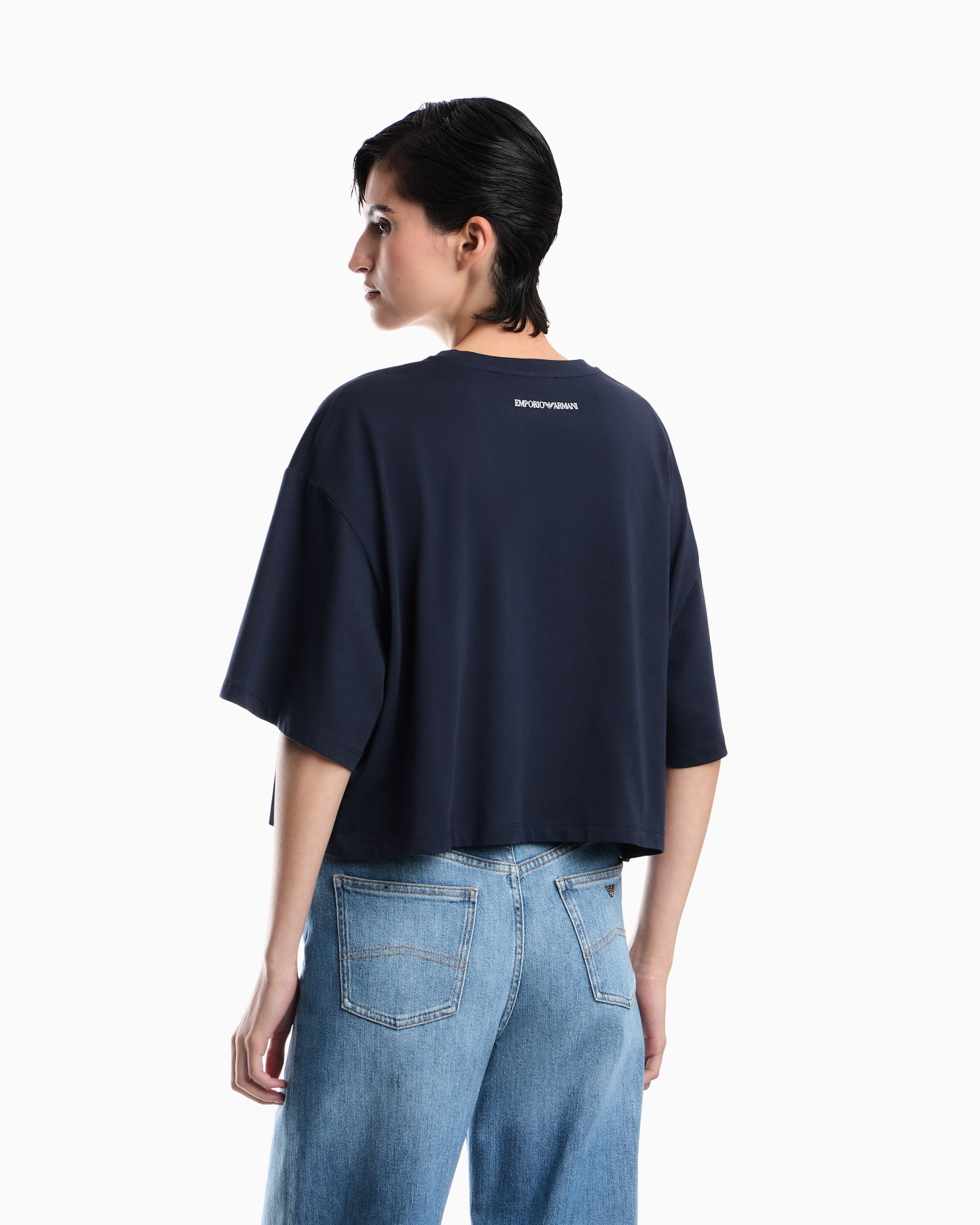 Oversized T-shirt in Supima cotton jersey Slide 5