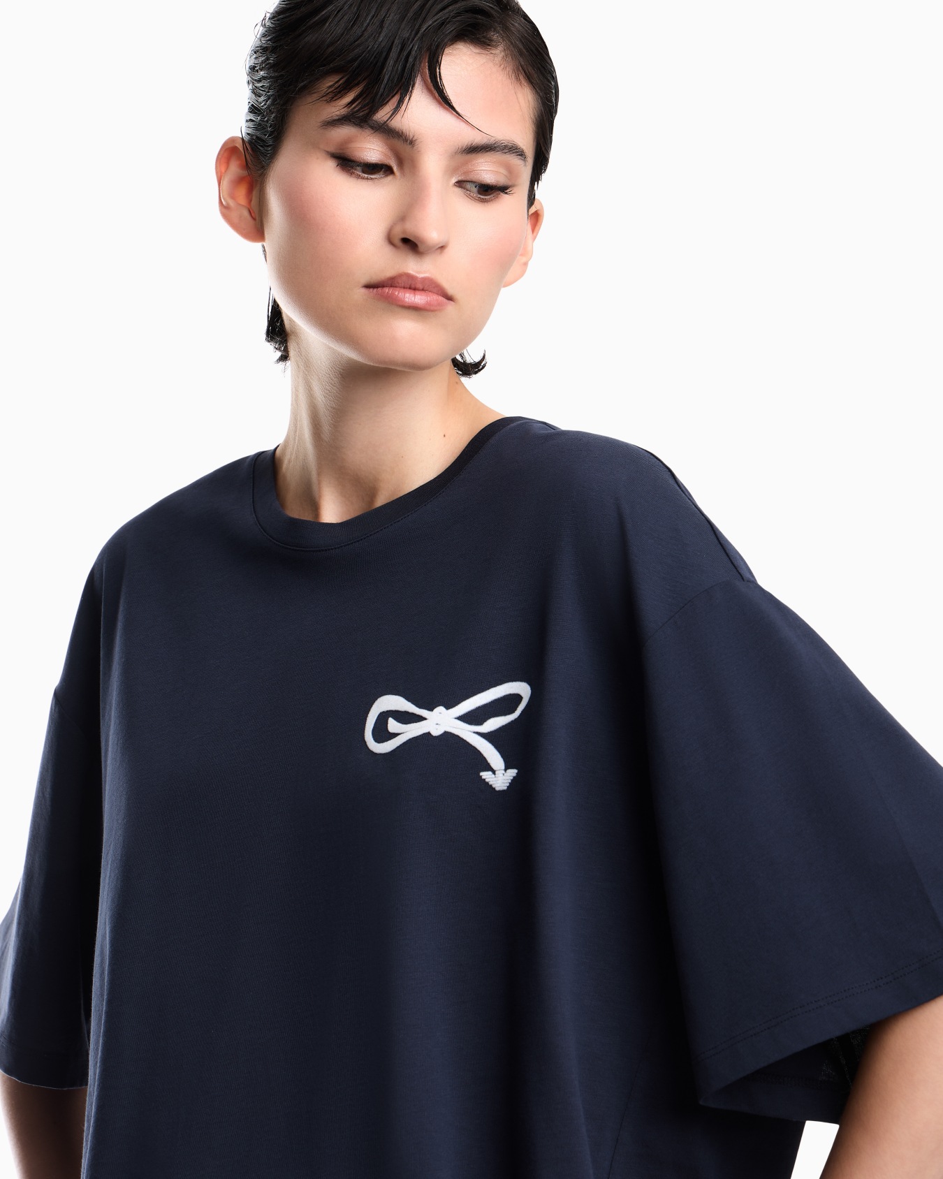 Oversized T-shirt in Supima cotton jersey Slide 6