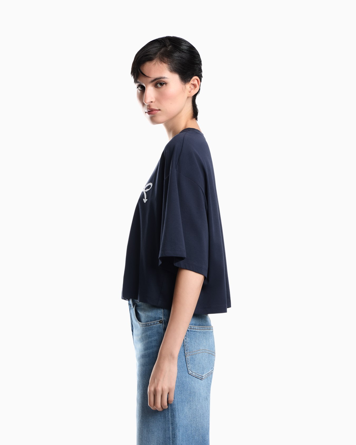 Oversized T-shirt in Supima cotton jersey Slide 7
