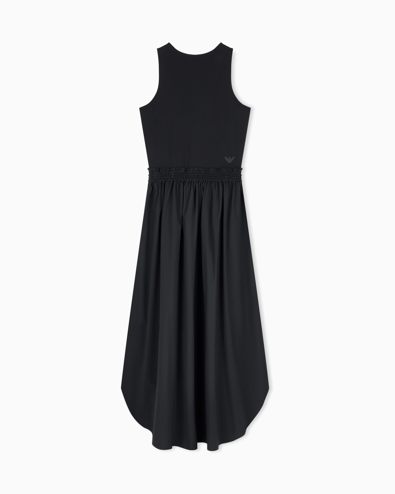 Sleeveless maxi dress in viscose with elasticized waist Slide 2