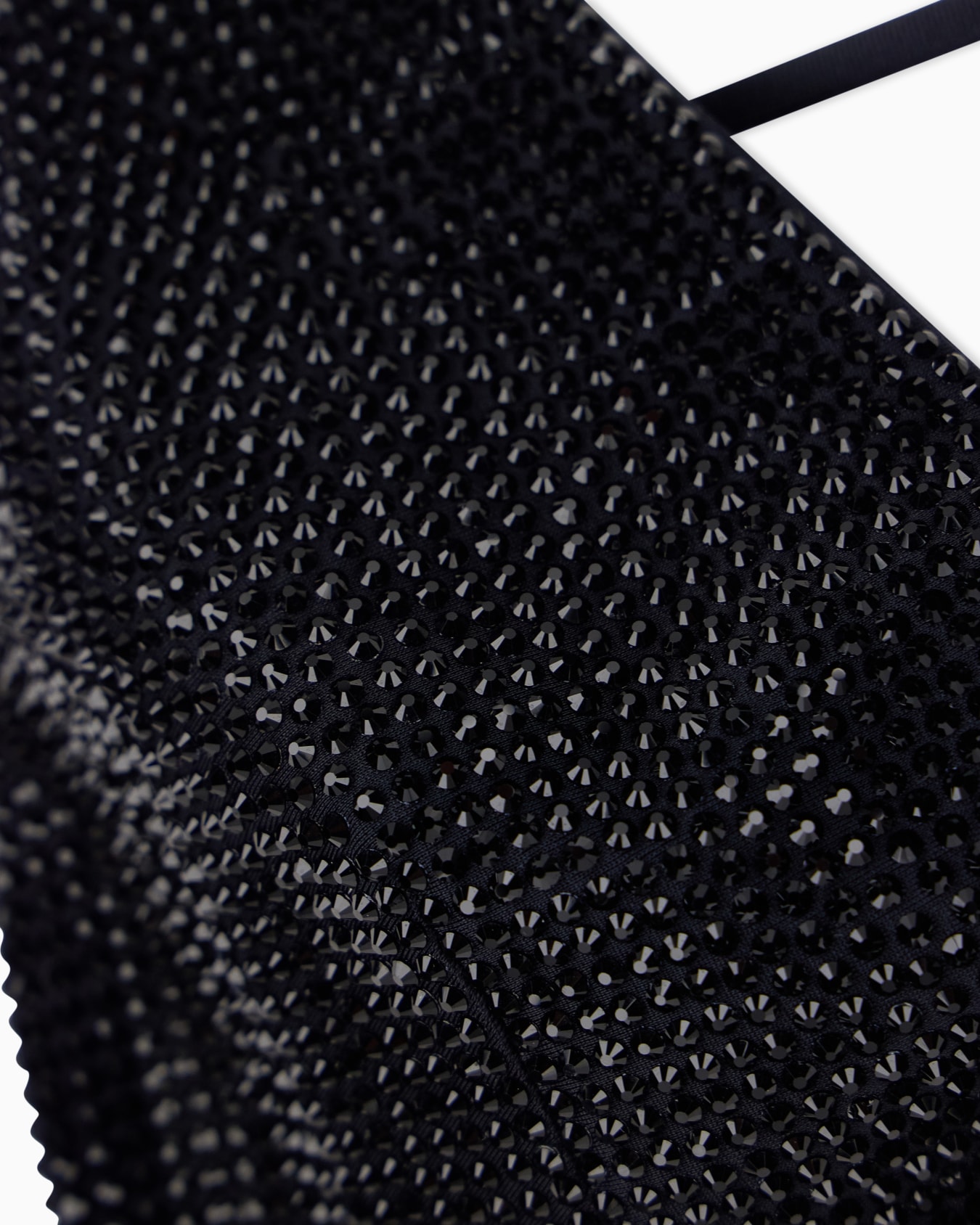 Top bralette rivestito di strass all over Slide 4