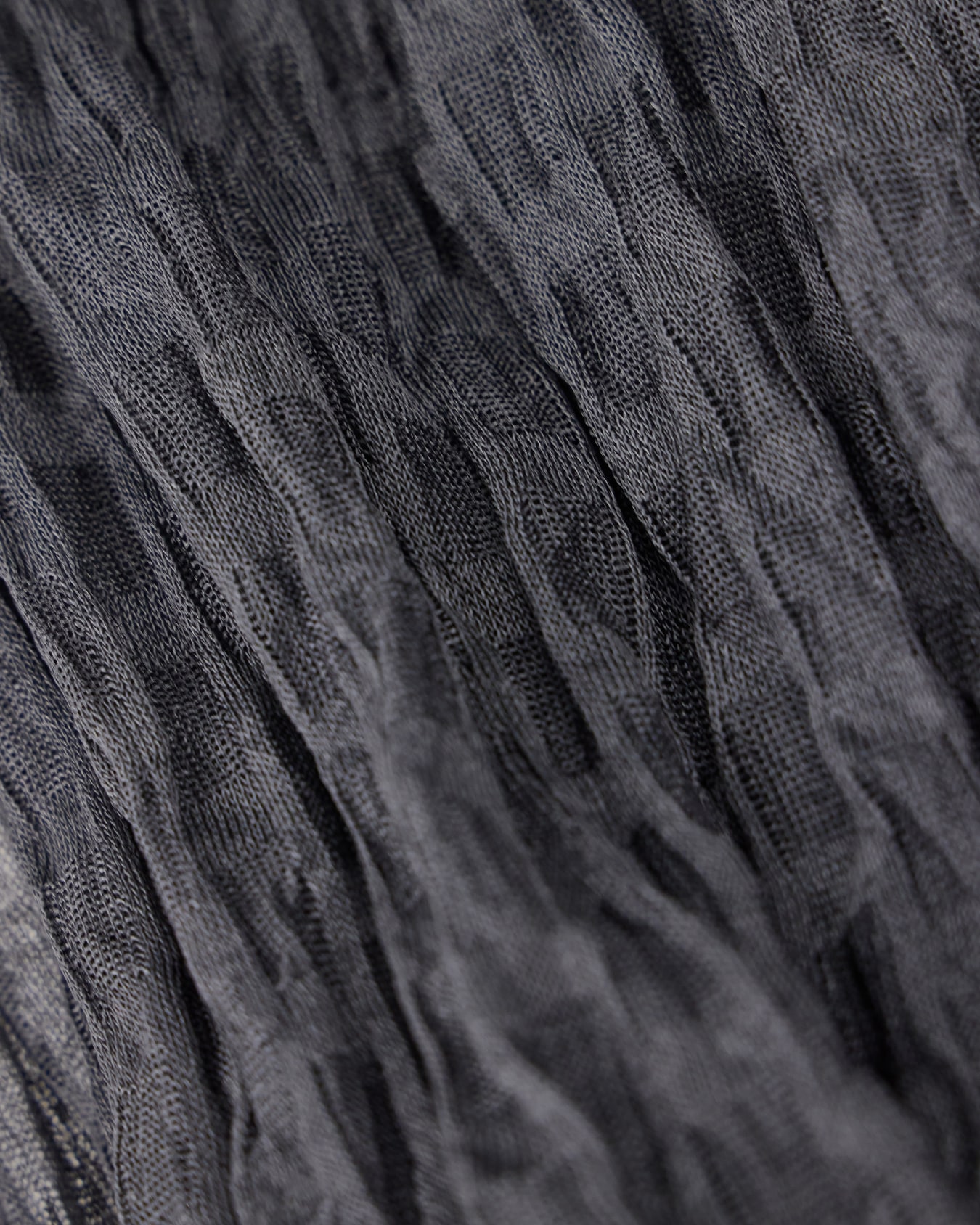 Long dress in jacquard brushed knit with rectangles motif Slide 4