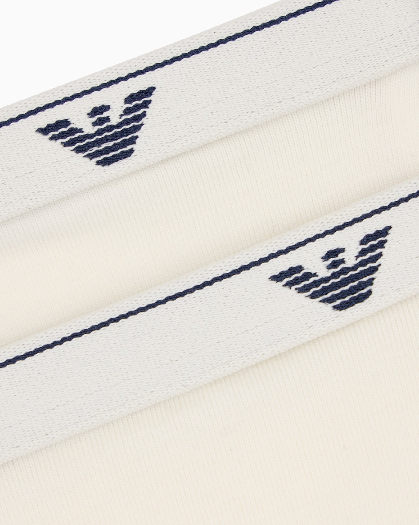 2-pack of seamless cotton jersey briefs with logo waistband Slide 1
