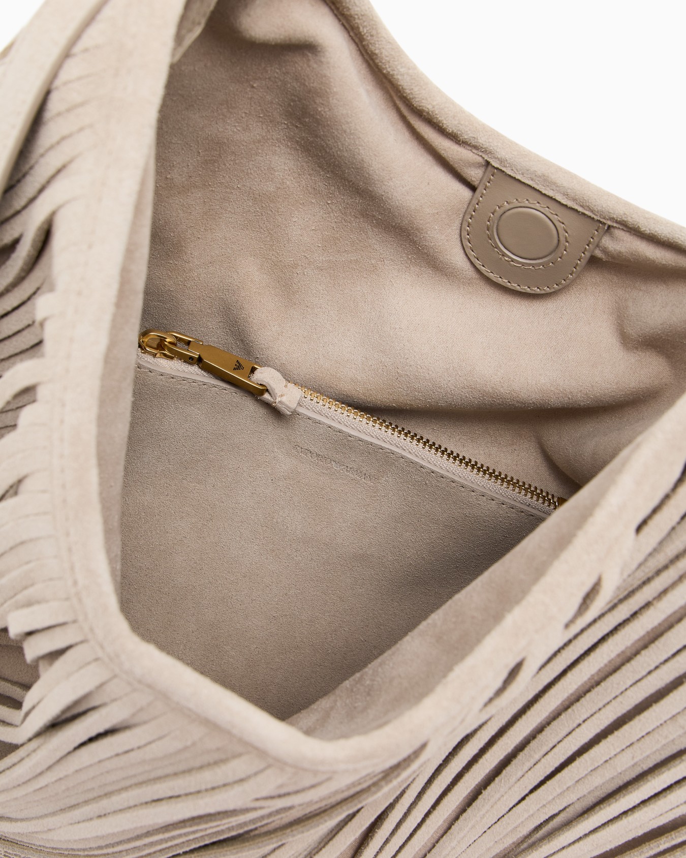 Oversized shoulder bag in laser-cut crust leather Slide 3