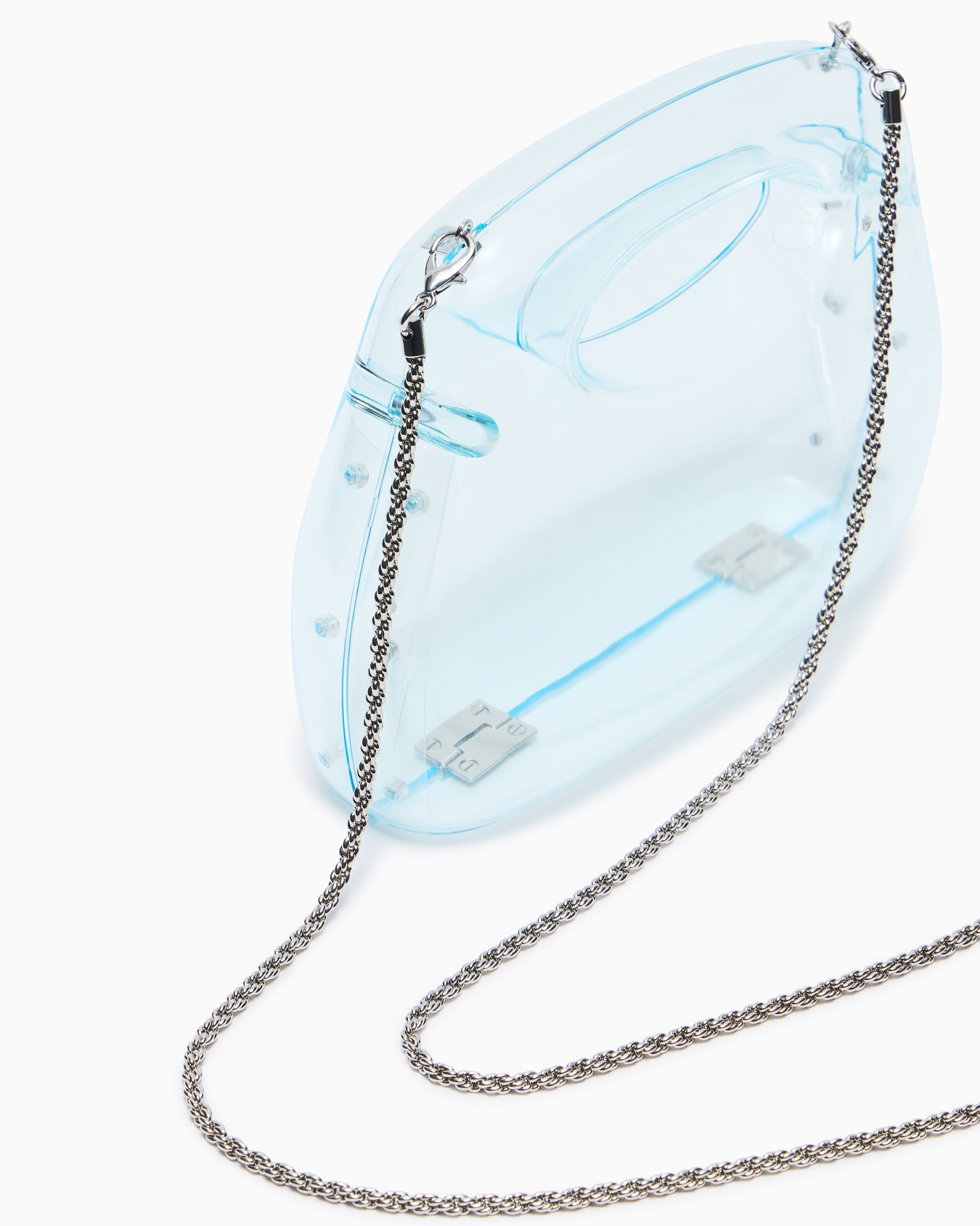 Transparent PVC clutch bag with shoulder strap Slide 4