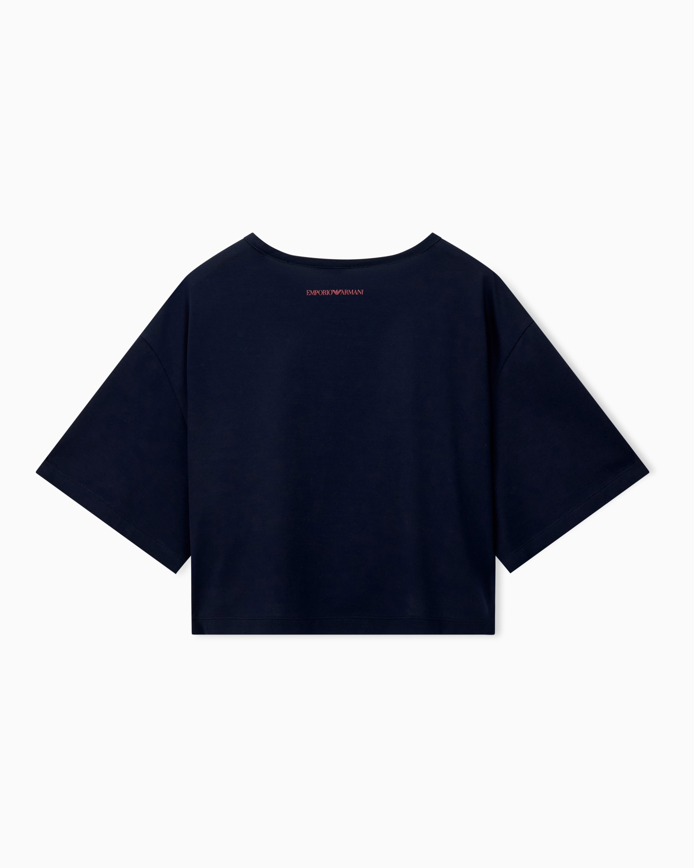 Oversized T-shirt in jersey and satin Valentine's day Capsule print Slide 1