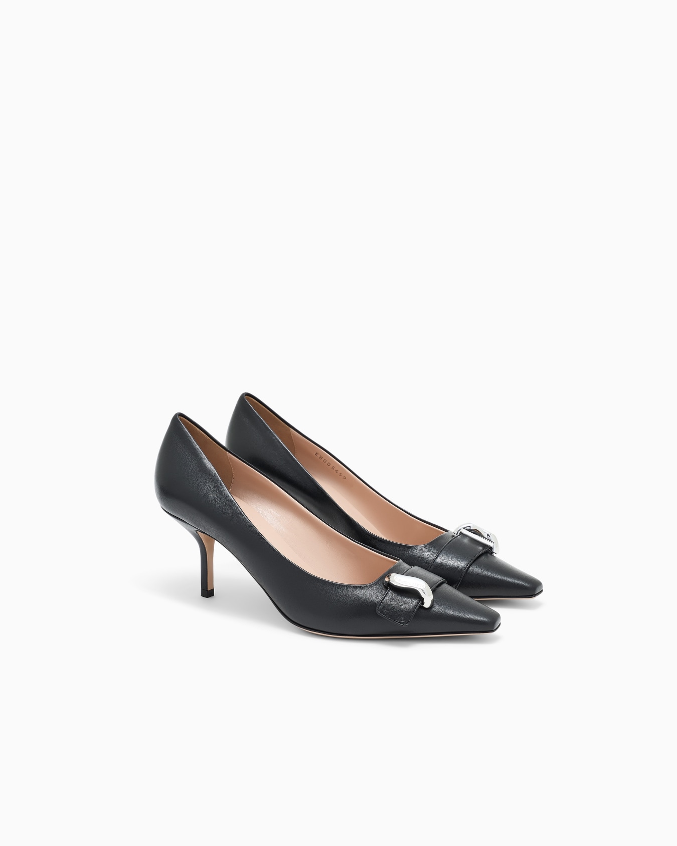 Decollete shoe in nappa leather with regular fit Slide 1