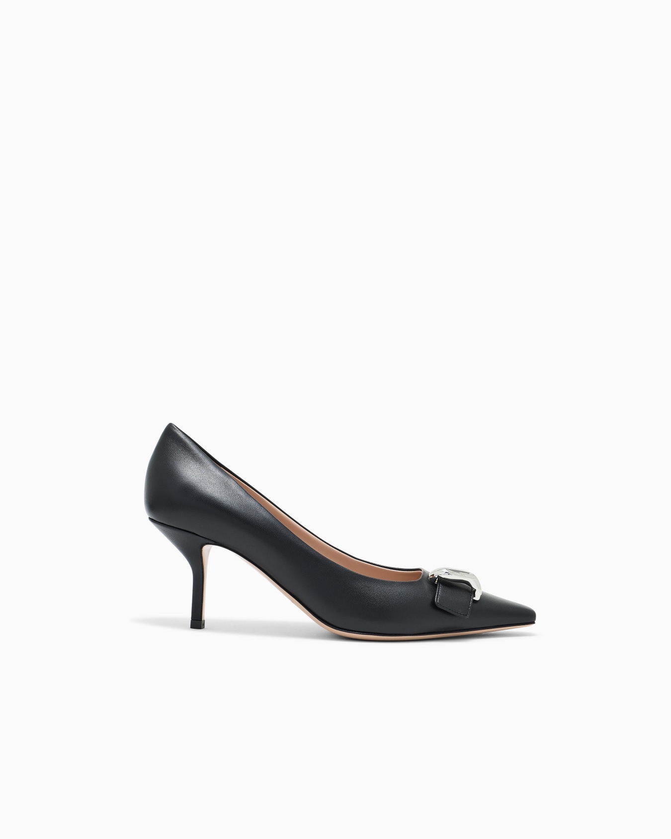 Decollete shoe in nappa leather with regular fit Slide 0