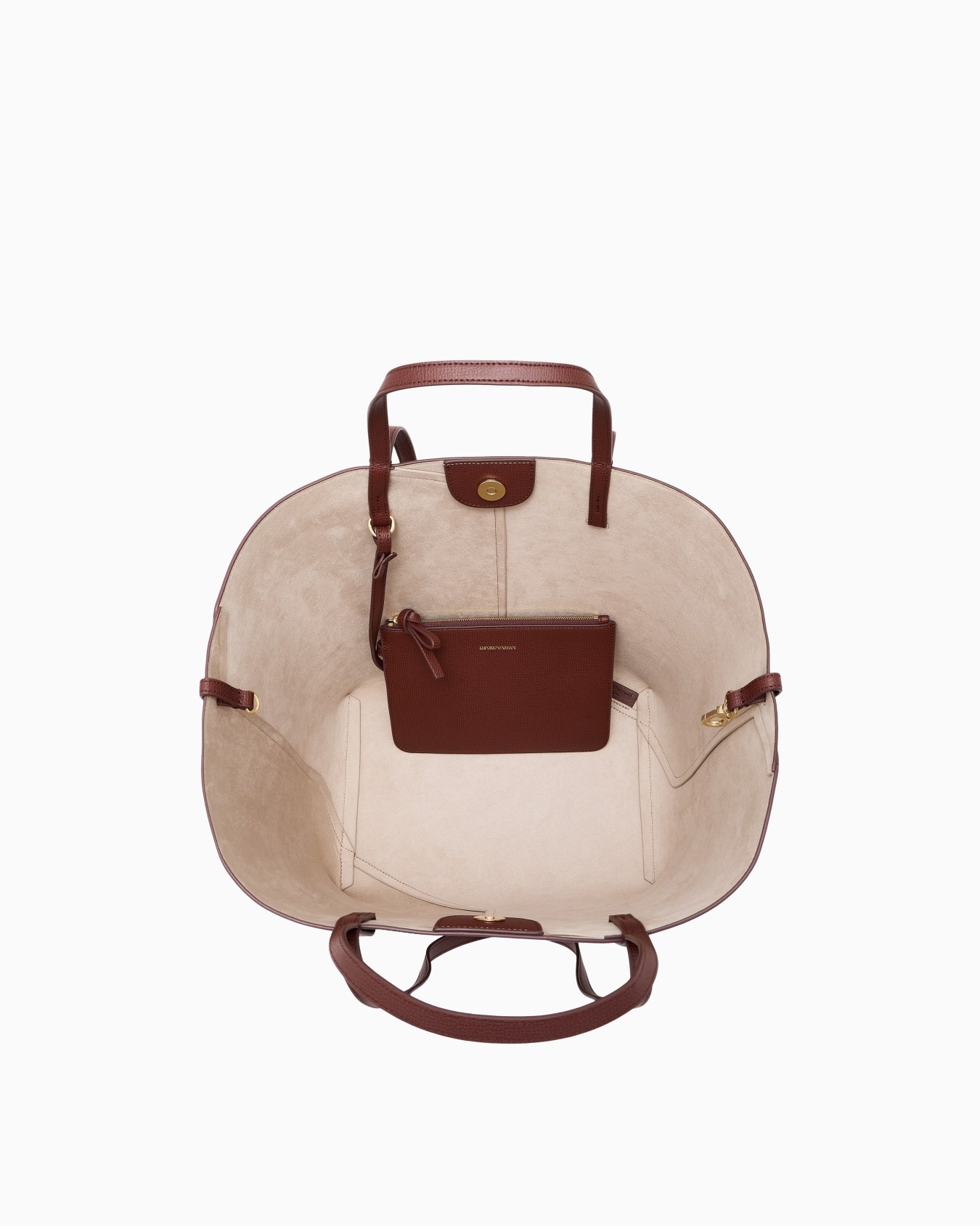 Emporio Armani 1981 leather shopper bag Slide 4