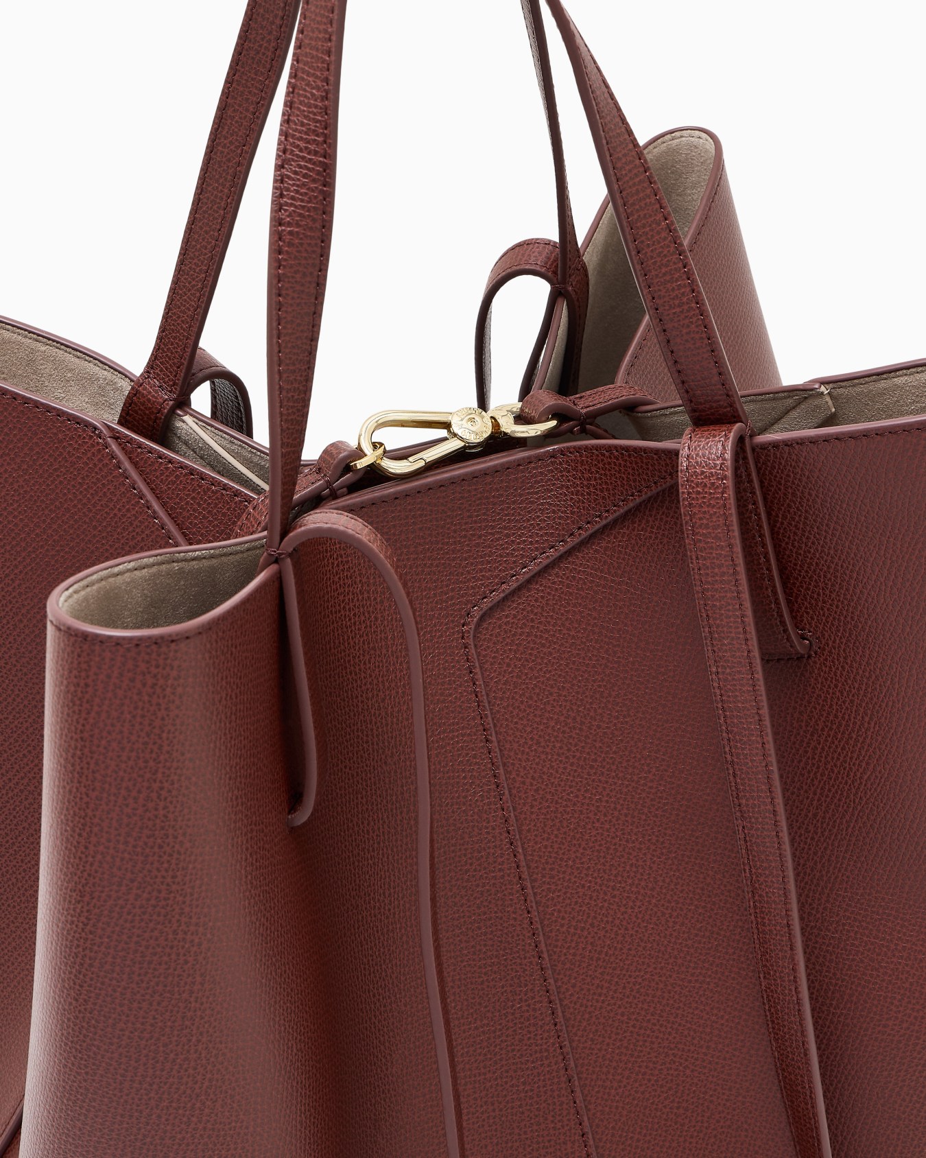 Emporio Armani 1981 leather shopper bag Slide 6