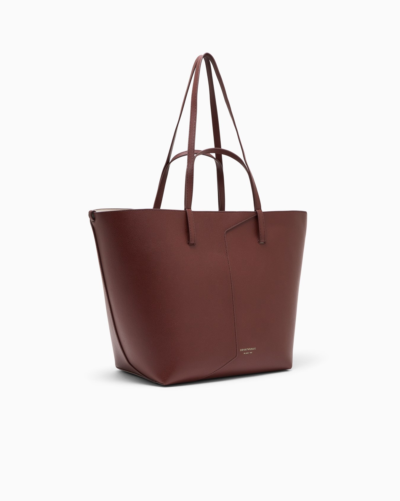 Emporio Armani 1981 leather shopper bag Slide 1