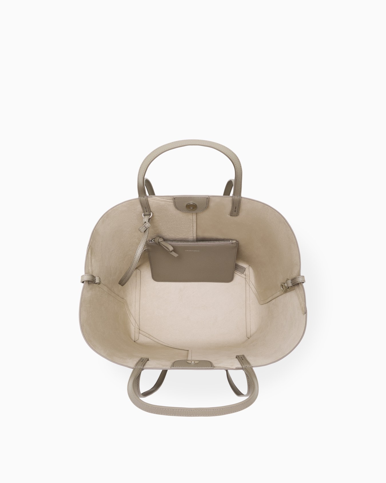 Emporio Armani 1981 leather shopper bag Slide 4