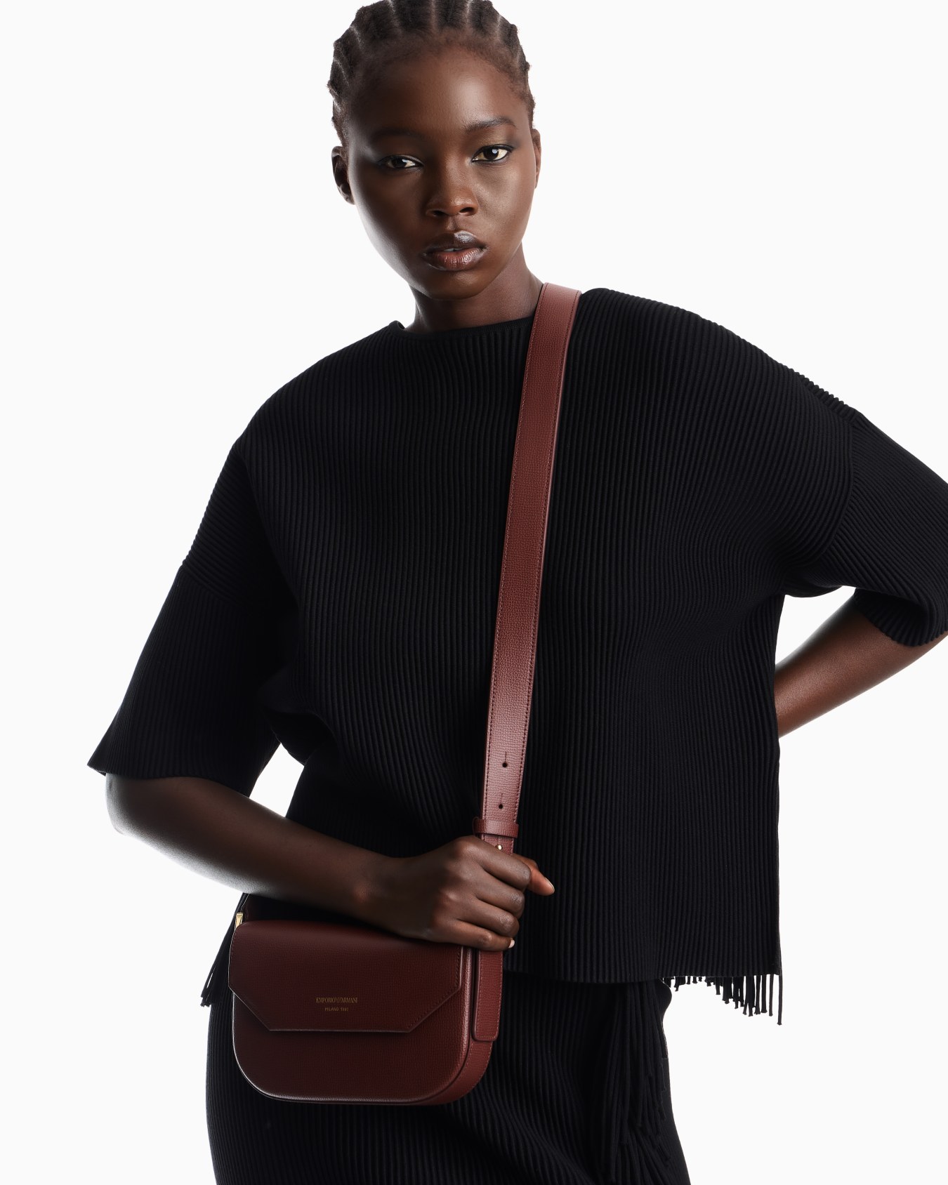 Mini bag a tracolla in pelle Emporio Armani 1981 Slide 1