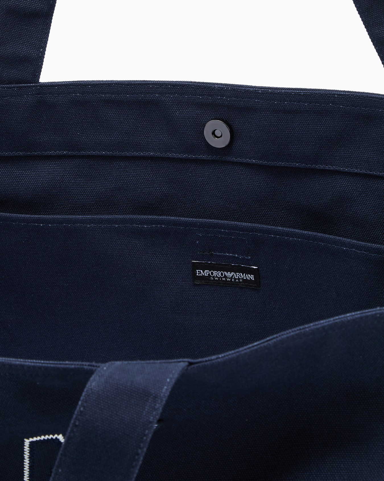 ビーチウェア ショッパー キャンバス シー刺繍 スライドする 3