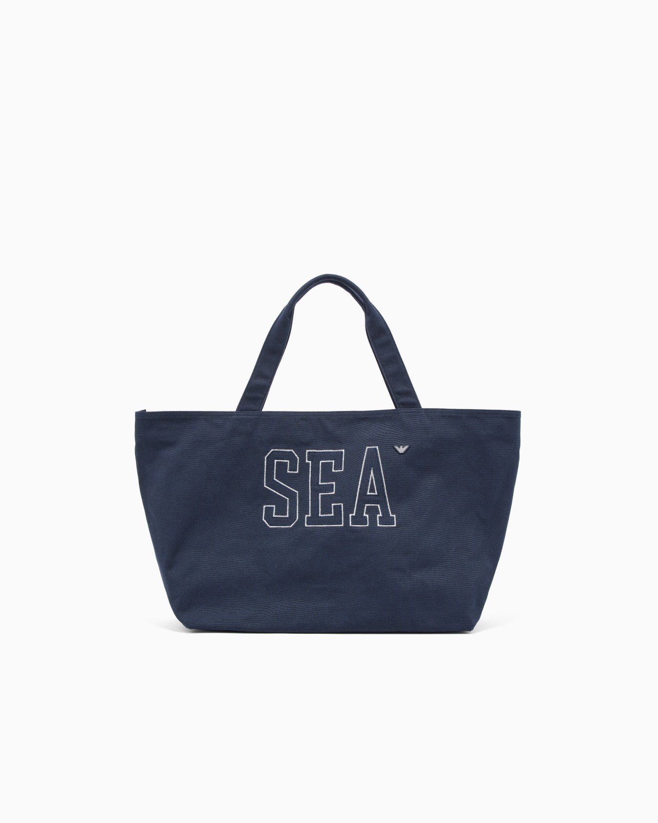 ビーチウェア ショッパー キャンバス シー刺繍 スライドする 0