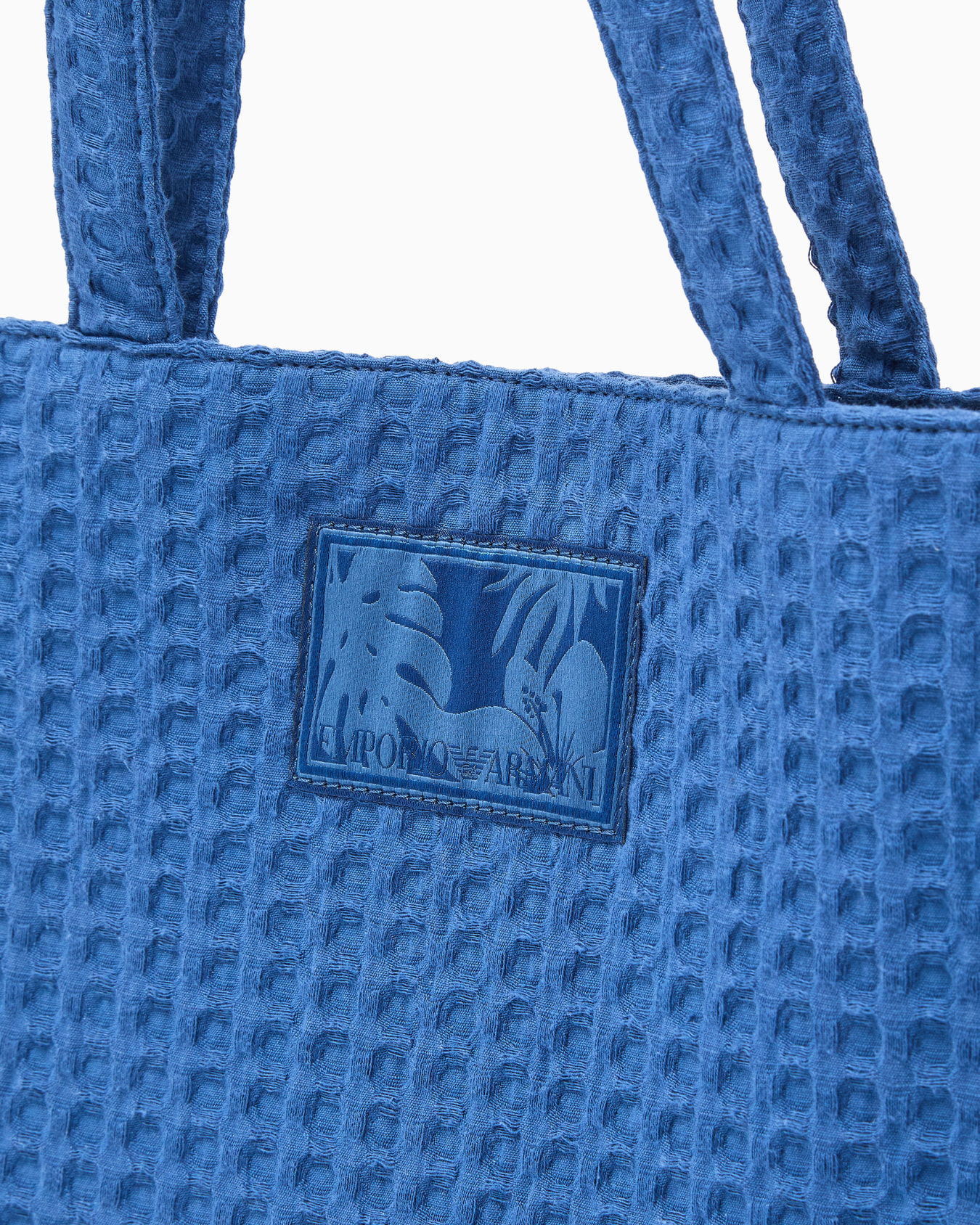 Waffle fabric beachwear shopper bag Slide 4