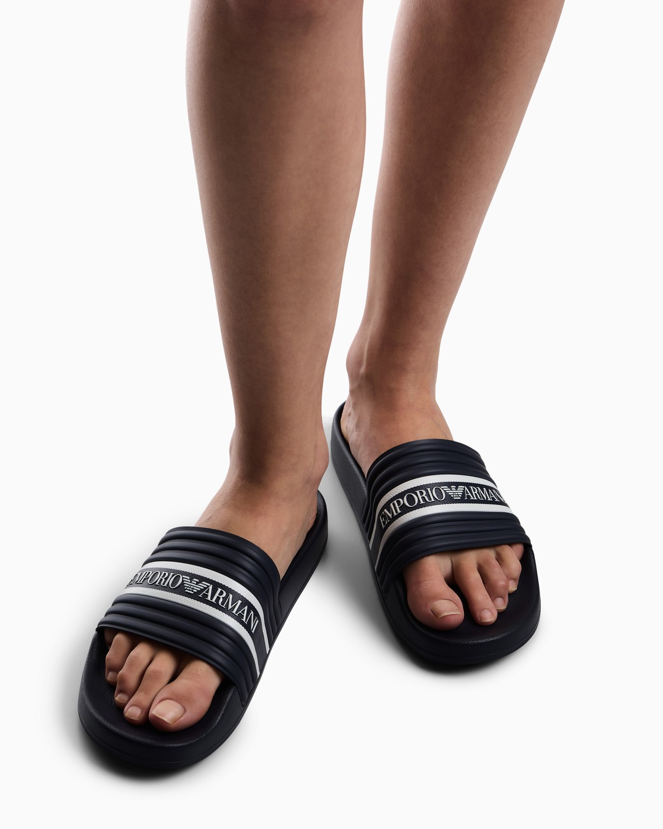 PVC sliders with logo tape Slide 5