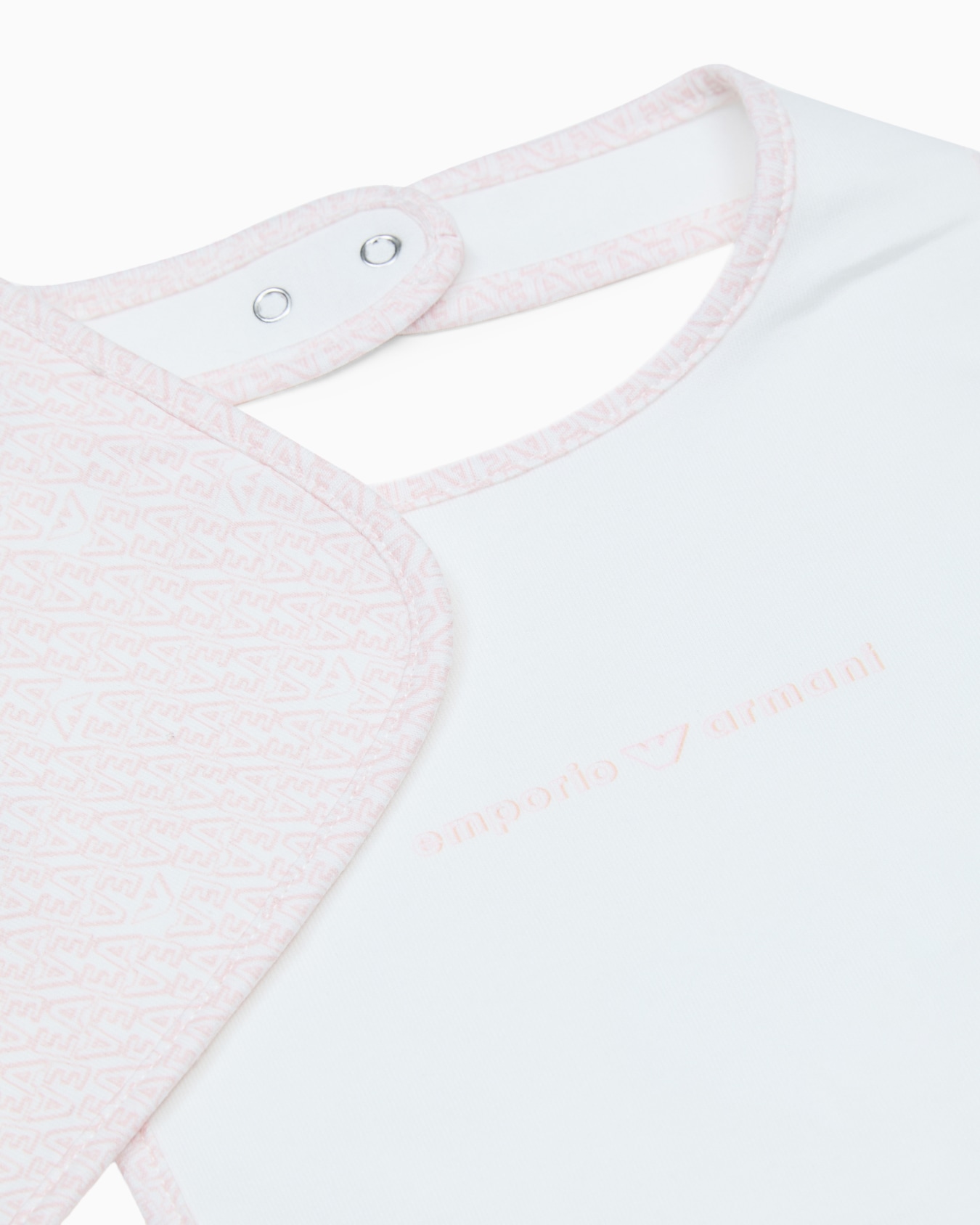 Pack of 2 all-over EA logo print bibs Slide 1