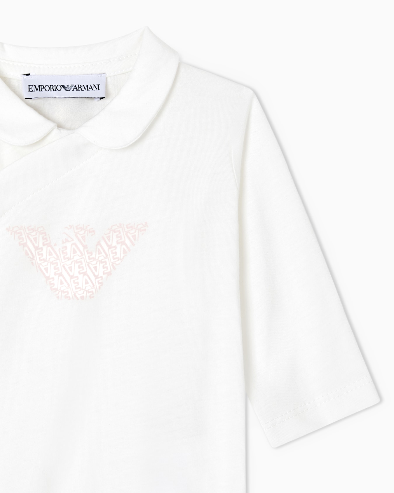 Eagle pattern jersey romper Slide 1