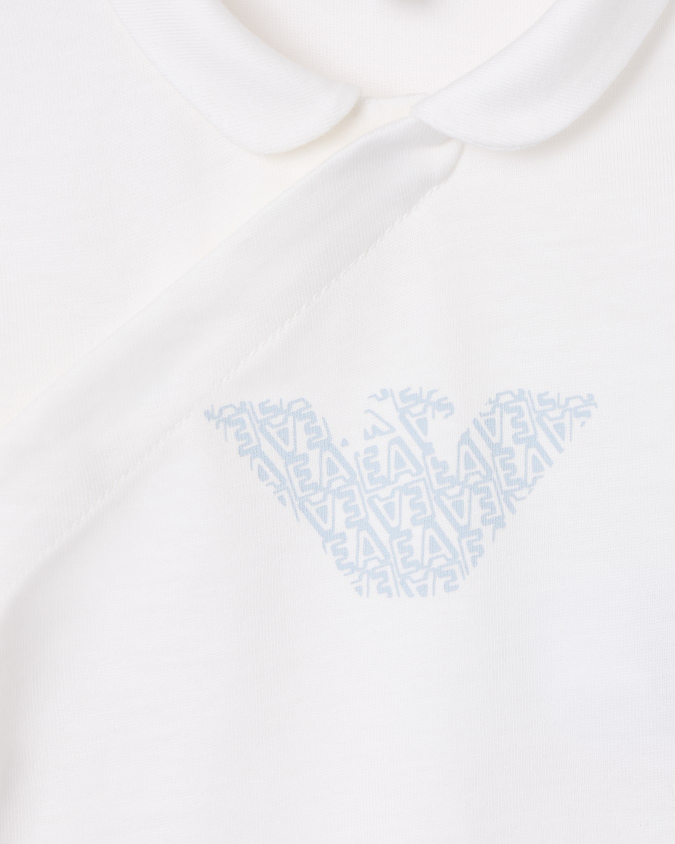 Eagle pattern jersey romper Slide 1