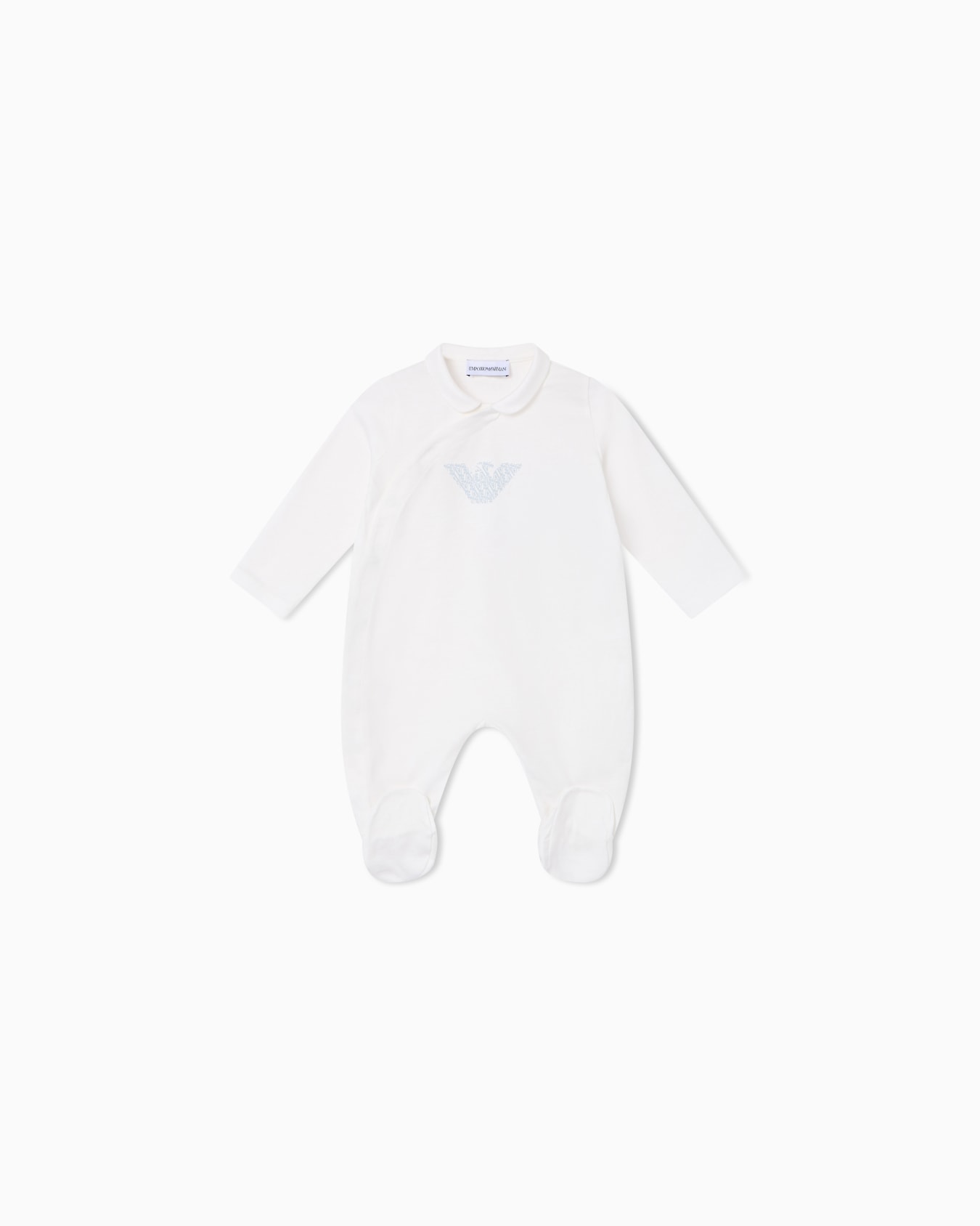 Eagle pattern jersey romper Slide 0