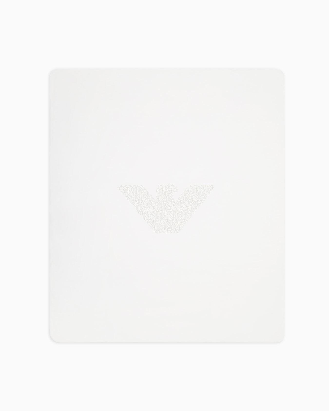 Double-sided blanket in all-over EA logo jersey Slide 0