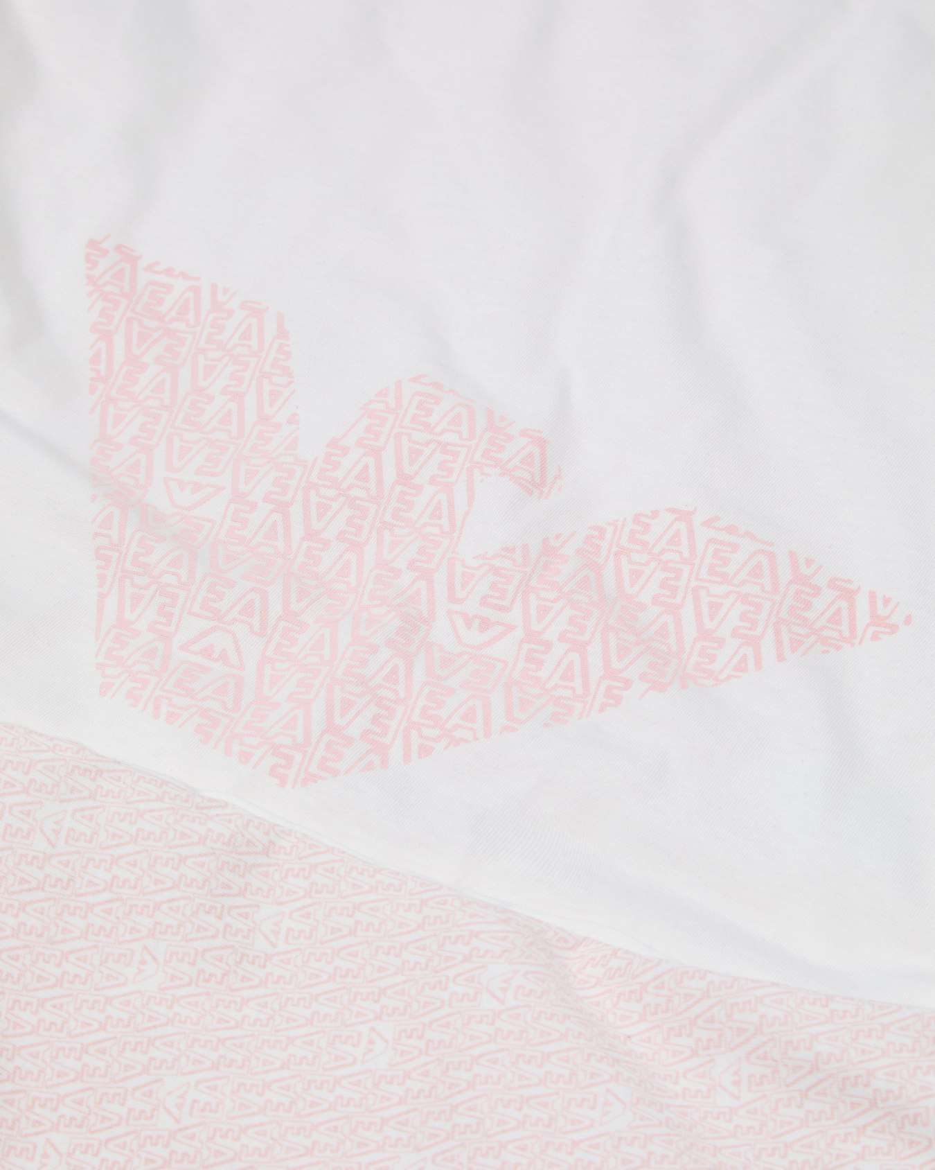 Double-sided blanket in all-over EA logo jersey Slide 1