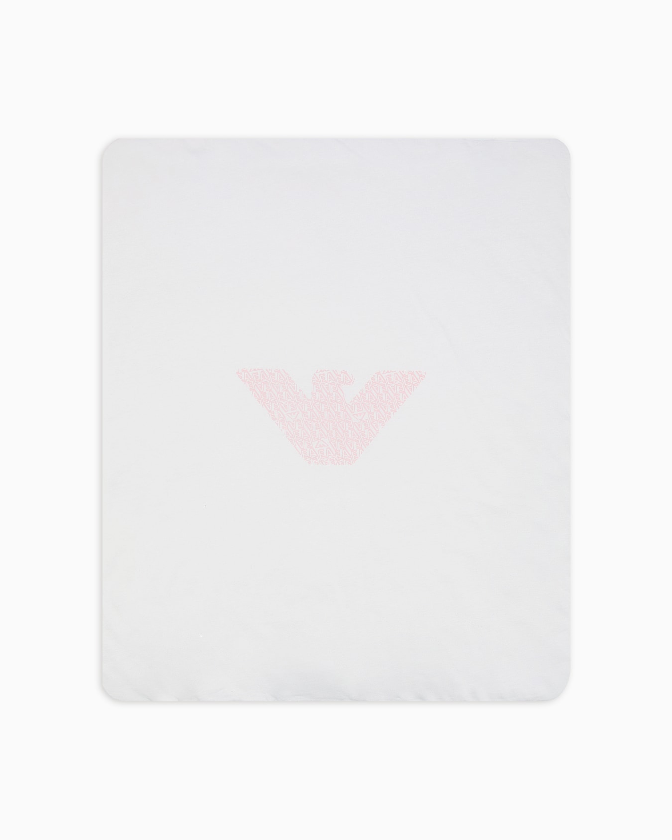 Double-sided blanket in all-over EA logo jersey Slide 0