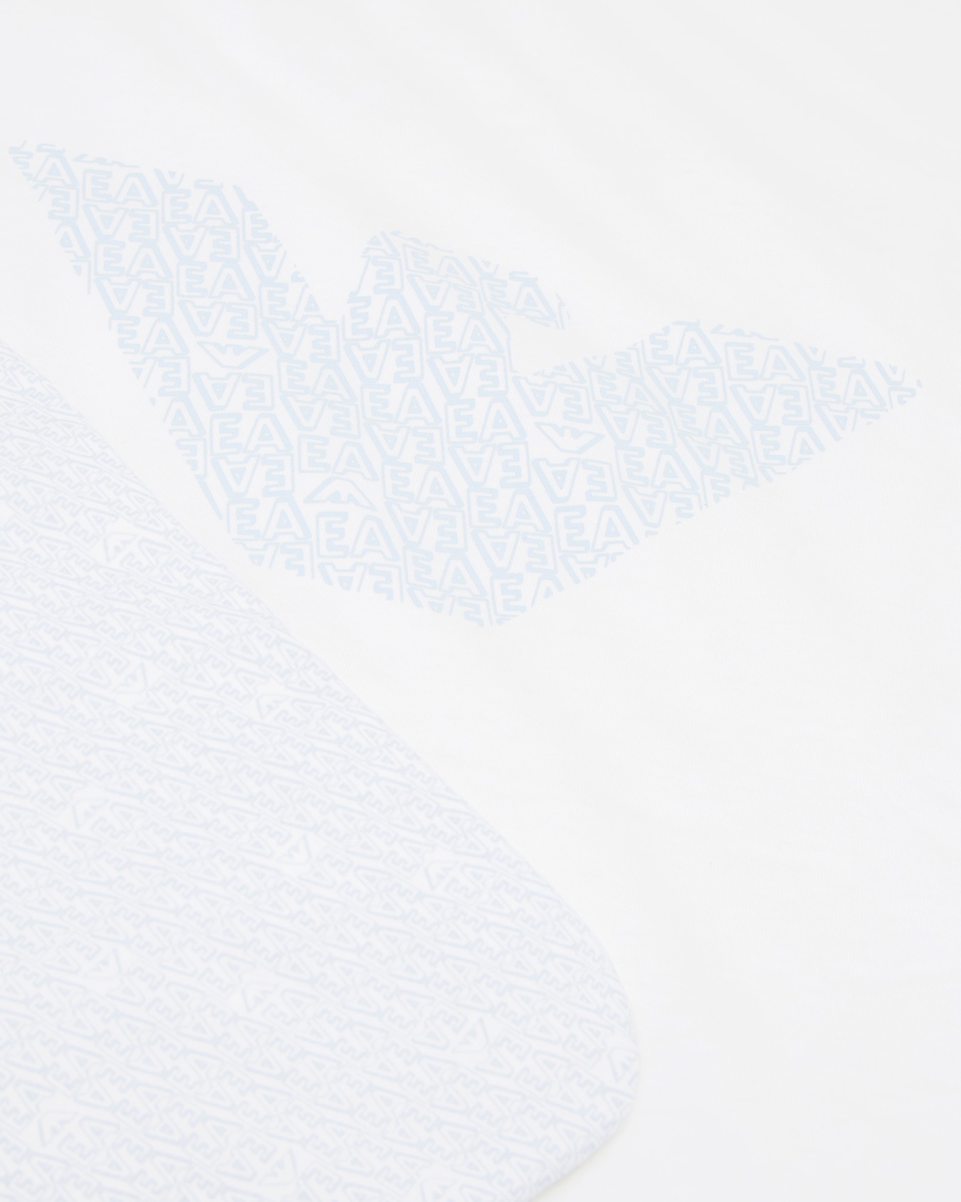 Double-sided blanket in all-over EA logo jersey Slide 1