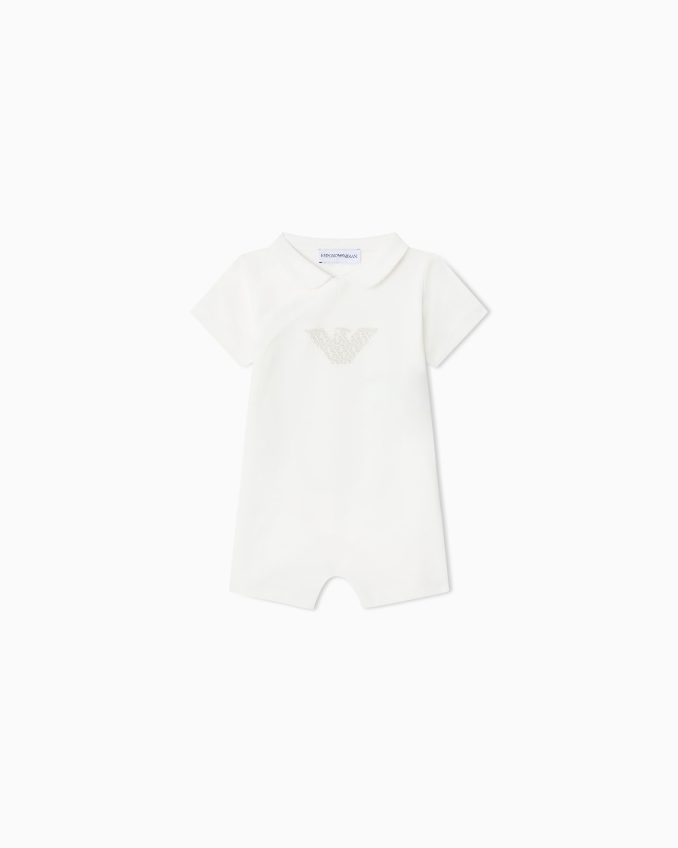 Jersey playsuit with eagle pattern  Slide 0
