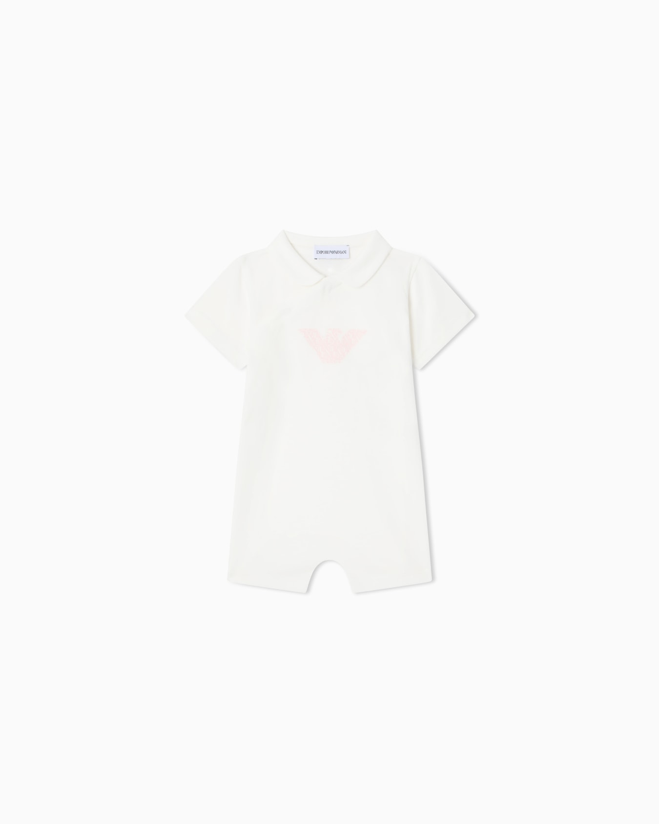 Jersey playsuit with eagle pattern Slide 0