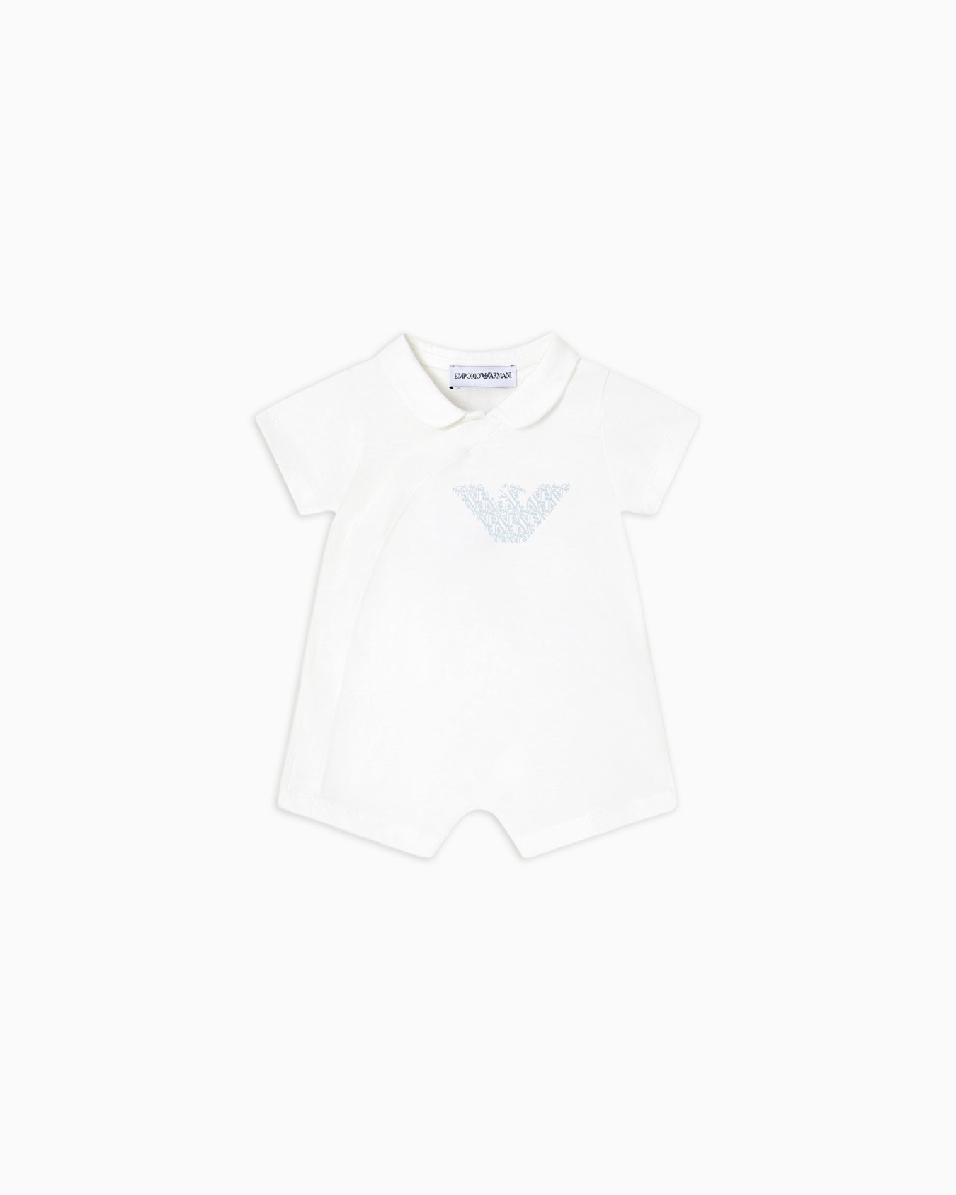 Eagle pattern jersey romper Slide 0