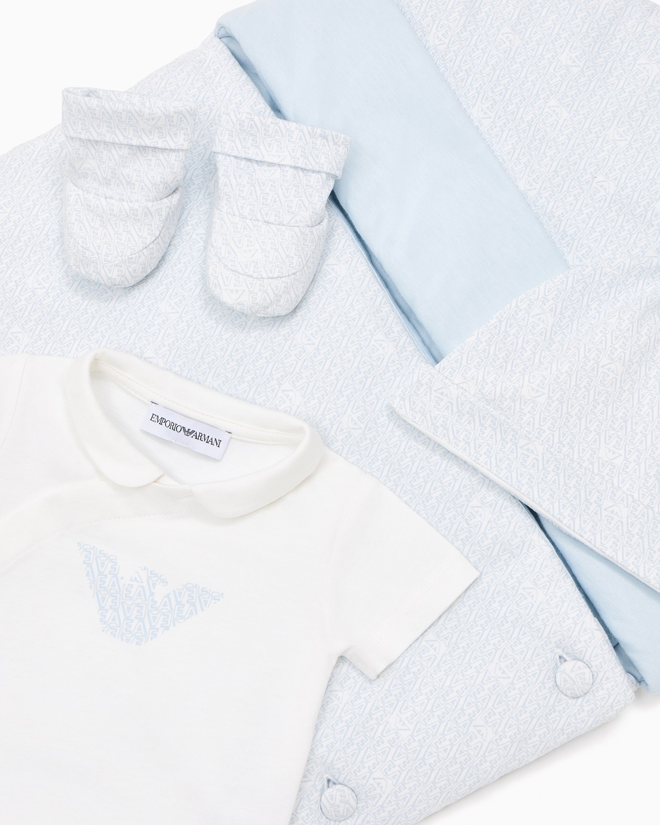 Eagle pattern jersey romper Slide 3