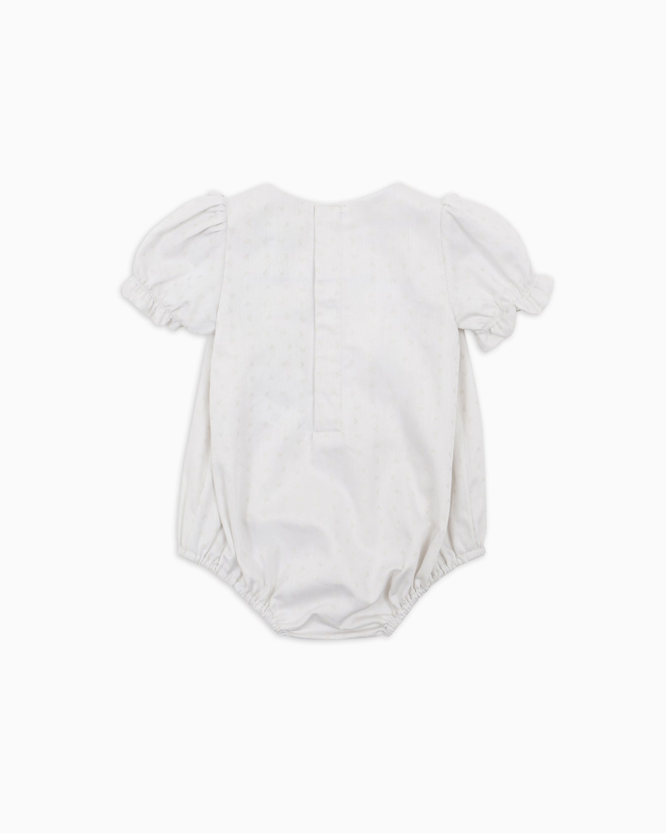 Romper suit with all-over jacquard micro eagles Slide 2