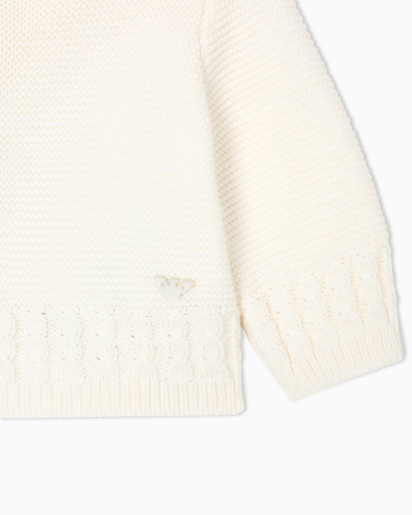 Hooded cardigan with knit ears Slide 1