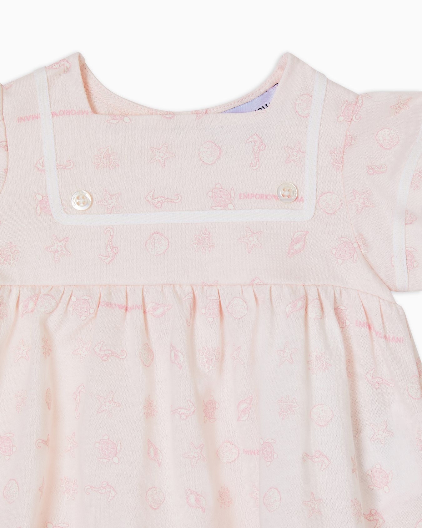 Marine story jersey dress and bloomers set Slide 1