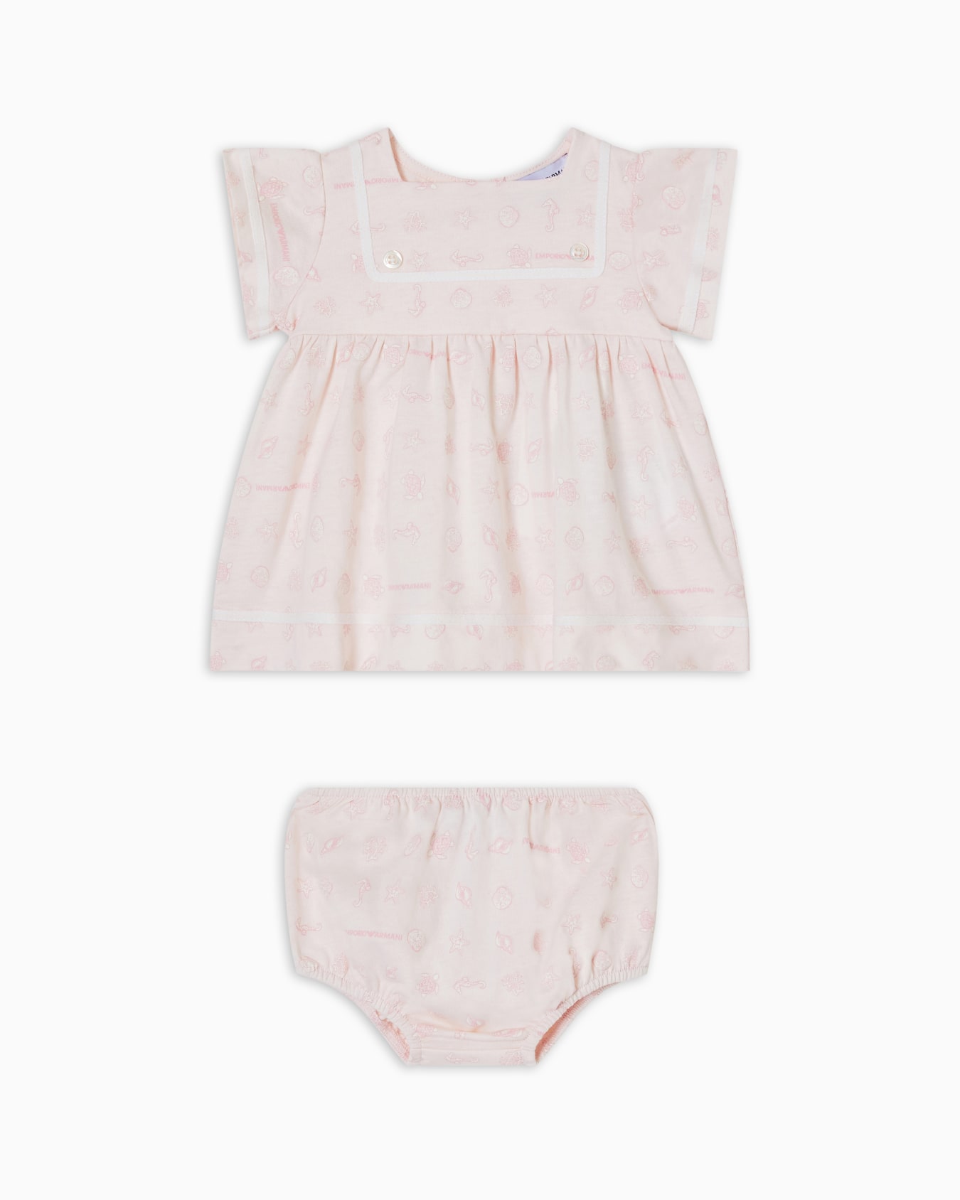 Marine story jersey dress and bloomers set Slide 0