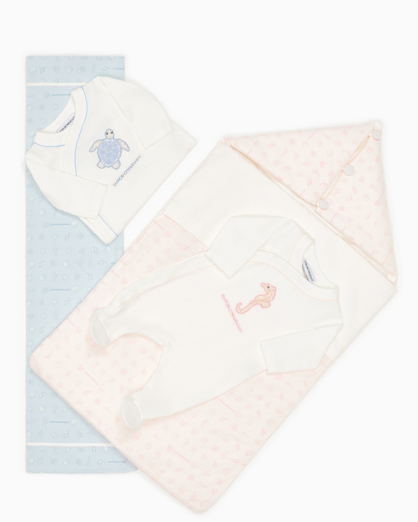 Marine story embroidery jersey romper Diapositive 3