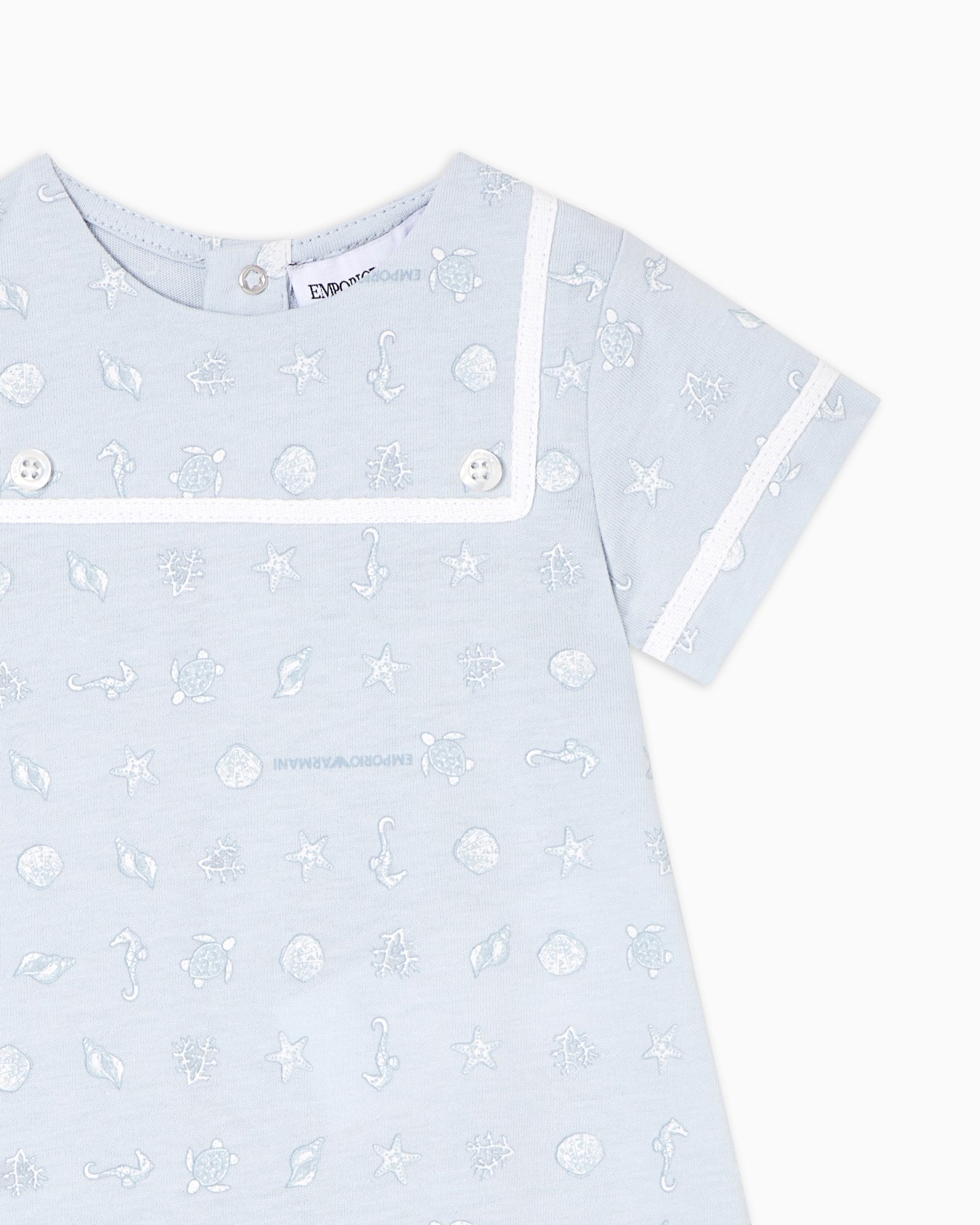 Marine story jersey playsuit Slide 1