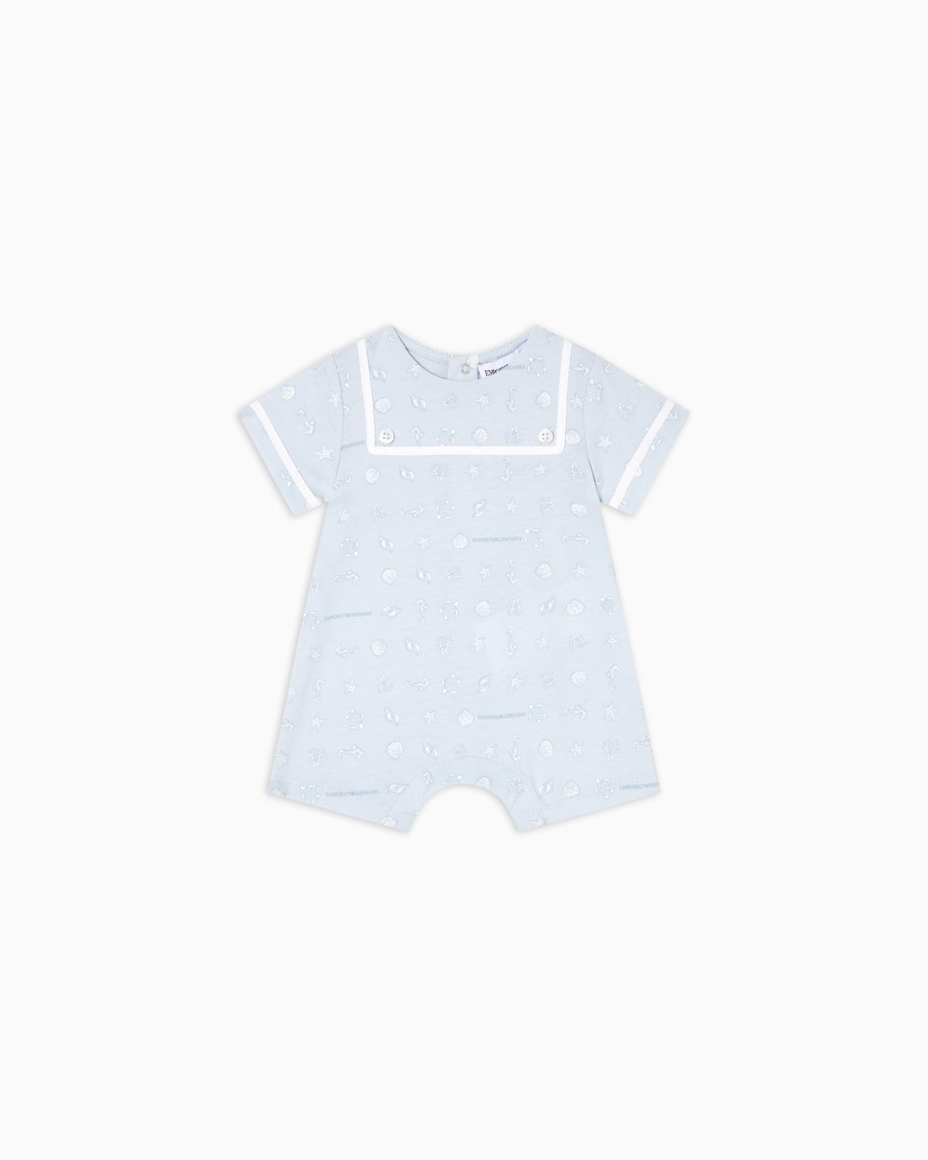 Marine story jersey playsuit Slide 0