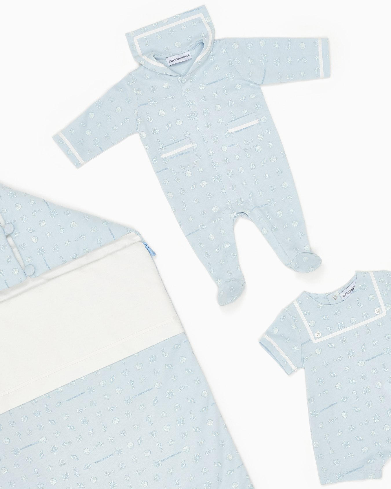 Marine story jersey playsuit Slide 3