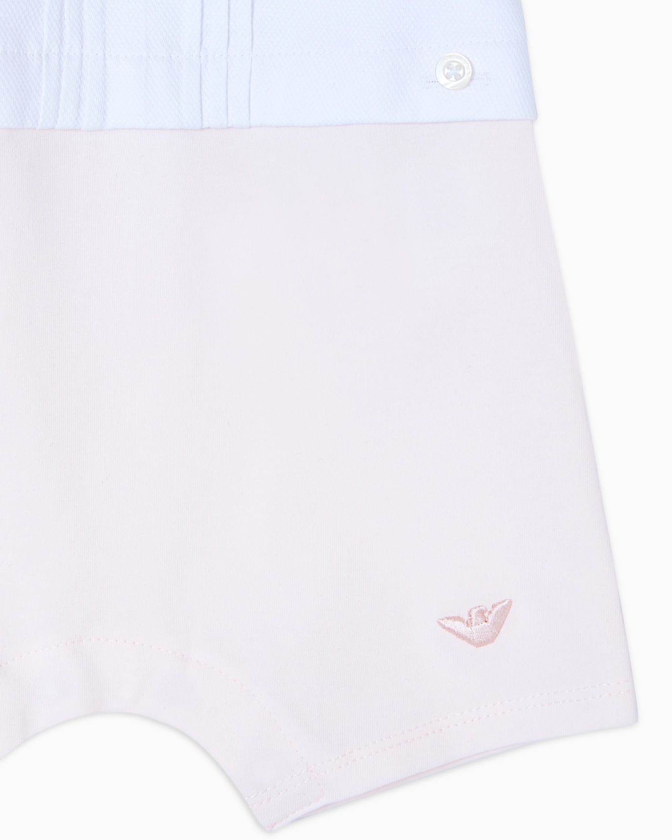 Combed piqué jersey sleeveless playsuit Slide 1