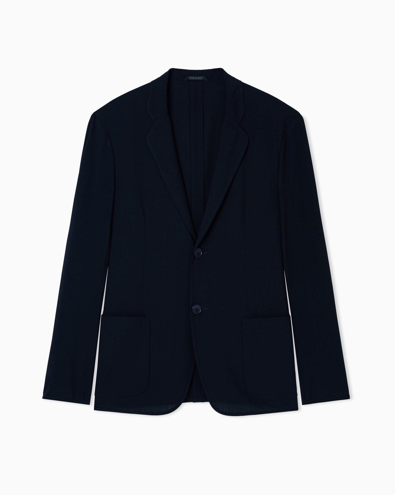 Single-breasted, virgin-wool jacket Slide 0