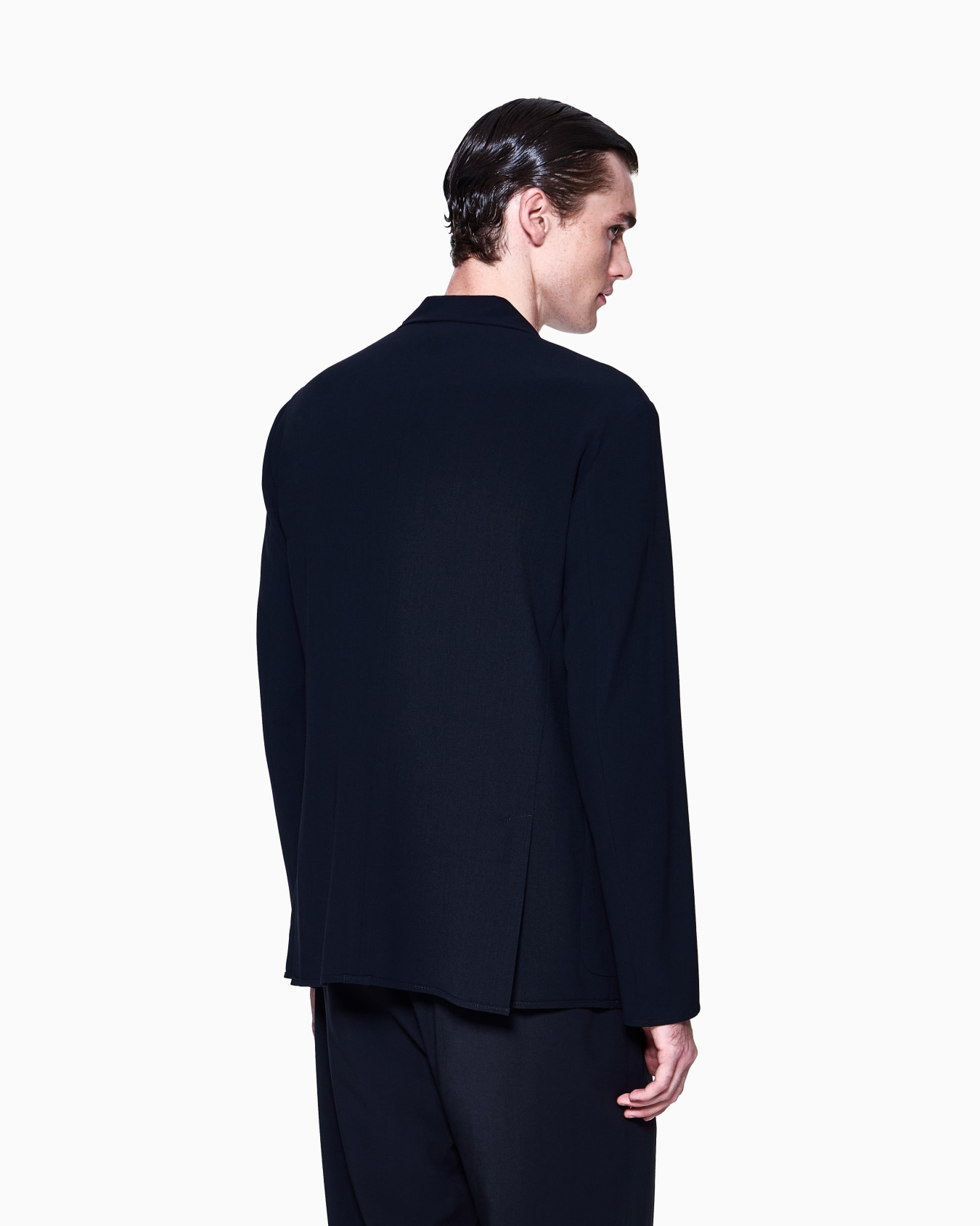 Veste à simple boutonnage en laine vierge Diapositive 2